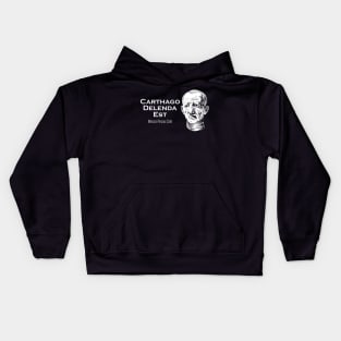 Cato the Elder - Carthago Delenda Est Kids Hoodie